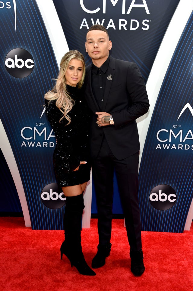 Kane Brown and Katelyn Jae at cma awards