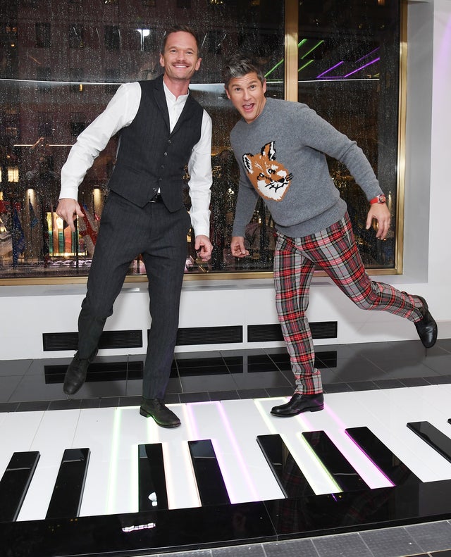 eil Patrick Harris and David Burtka at FAO Schwarz