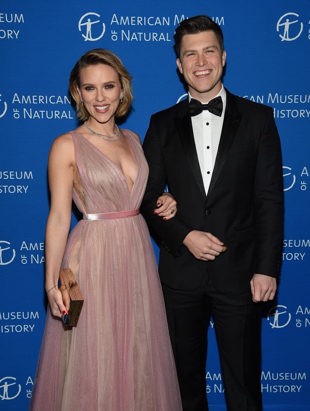 Scarlett Johansson and Colin Jost