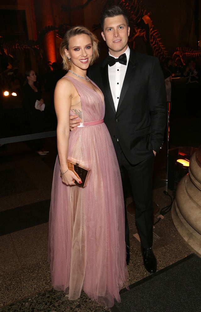 Scarlett Johansson and Colin Jost at American Museum Of Natural History's 2018 Museum Gala 