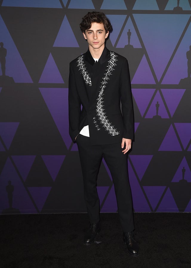 Timothee Chalamet at Governors Awards