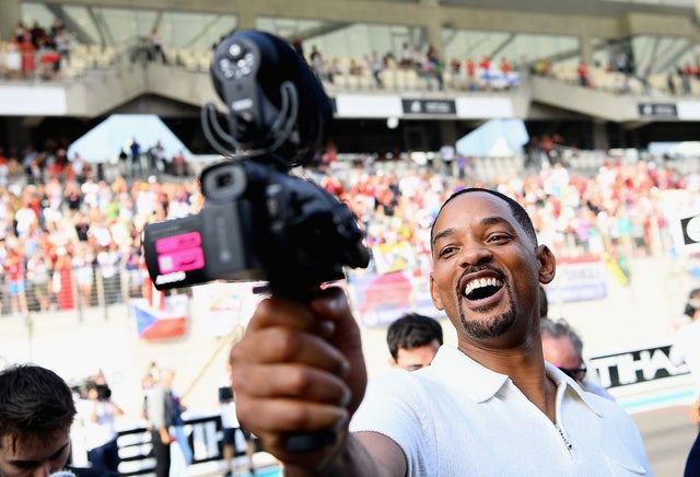 Will Smith at Abu Dhabi Formula One Grand Prix