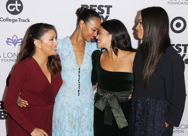 Eva Longoria, Zoe Saldana, Gina Rodriguez and Rosario Dawson