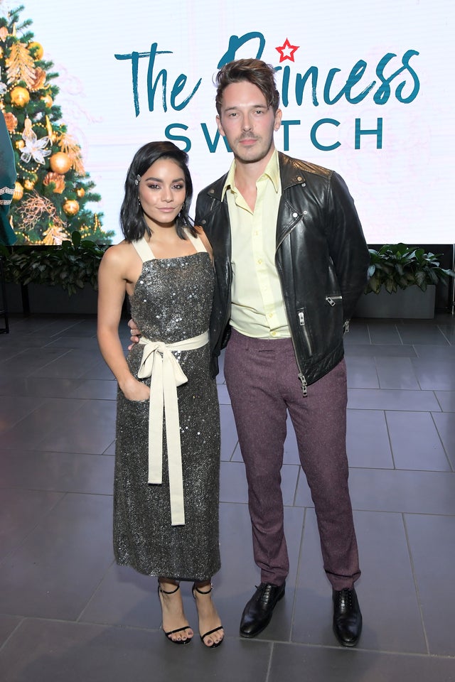 Vanessa Hudgens and Sam Palladio at The Princess Switch Special Screening