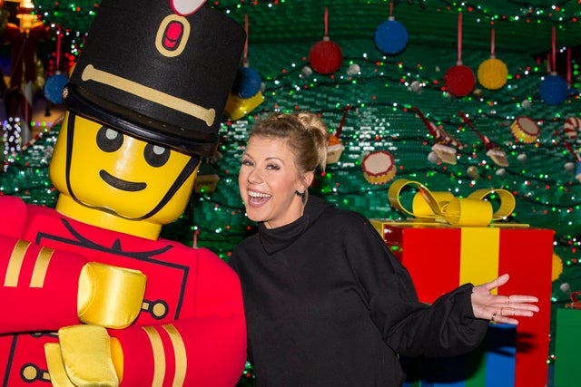 Jodie Sweetin at LEGOLAND xmas tree lighting