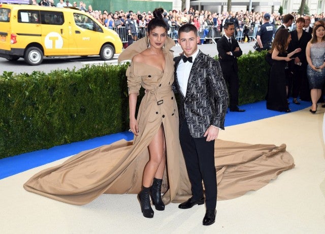 Nick Jonas and Priyanka Chopra at 2017 Met Gala