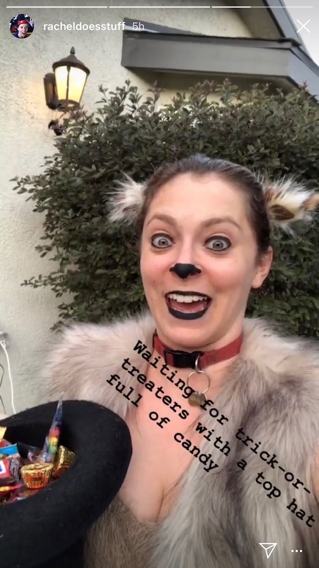 Rachel Bloom on halloween