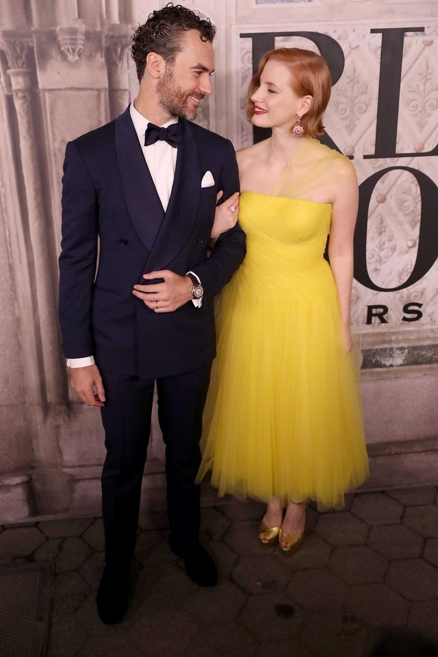 Jessica Chastain and Gian Luca Passi de Preposulo