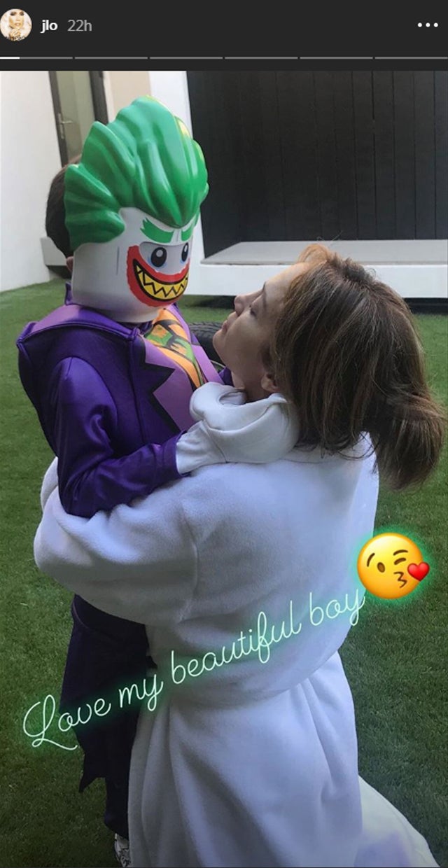 Jennifer Lopez's son - halloween 2018