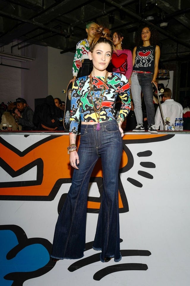 Paris Jackson at keith haring event