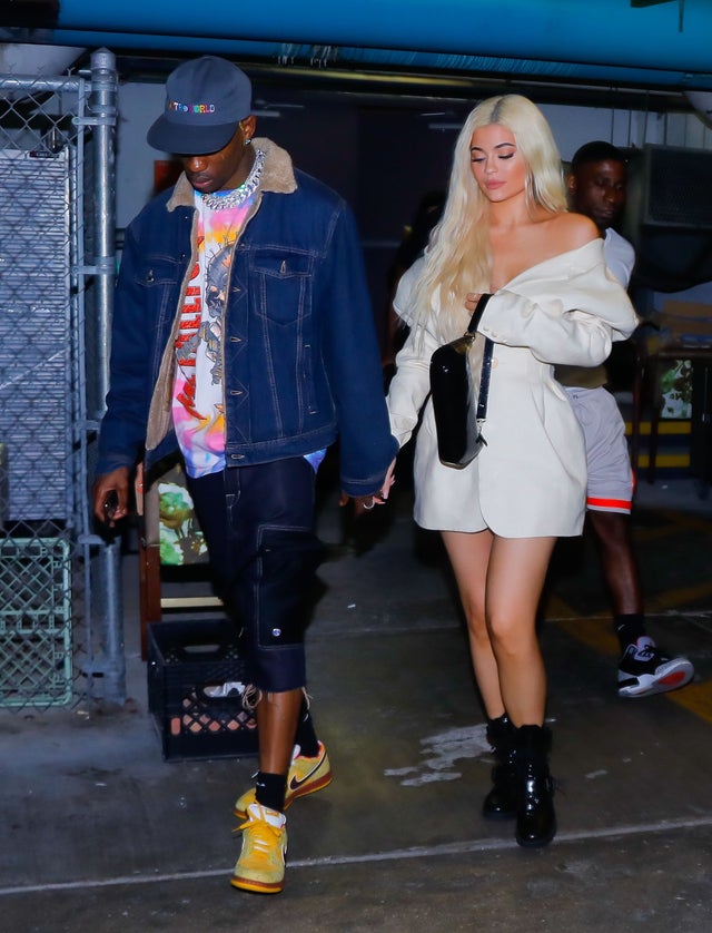 Travis Scott and Kylie Jenner at NOBU miami