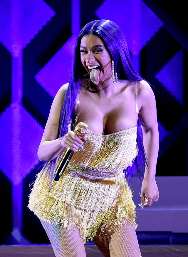 Cardi B performs at 102.7 KIIS FM's Jingle Ball 2018