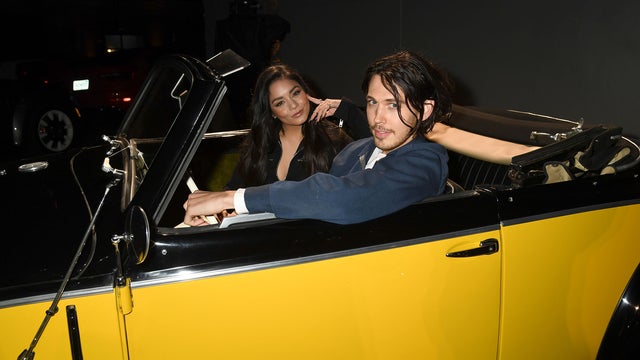 Vanessa Hudgens and Austin Butler at VW event