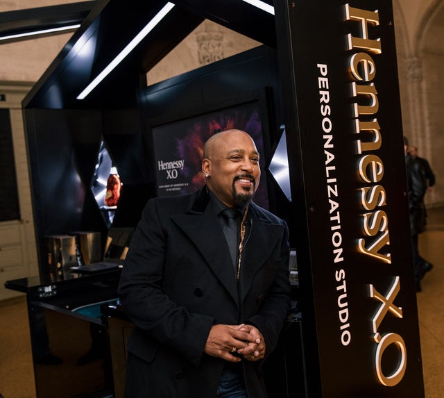 Daymond John with hennessy xo 