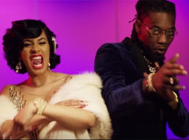 Cardi B and Offset in 'Lick' music video