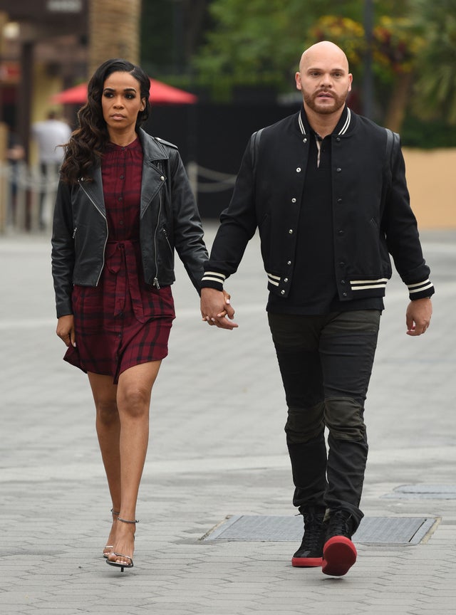 Michelle Williams and Chad Johnson in November 2018