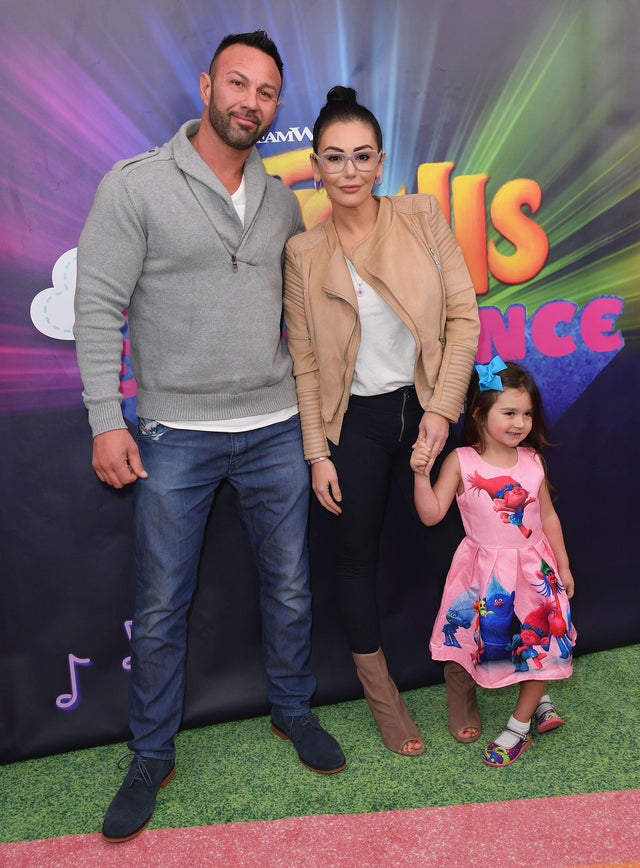 JWoww, Roger Mathews and daughter Meilani at Trollworks event in November 2018