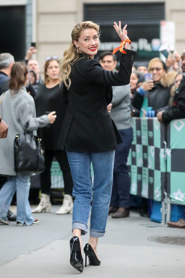 Amber Heard in NYC