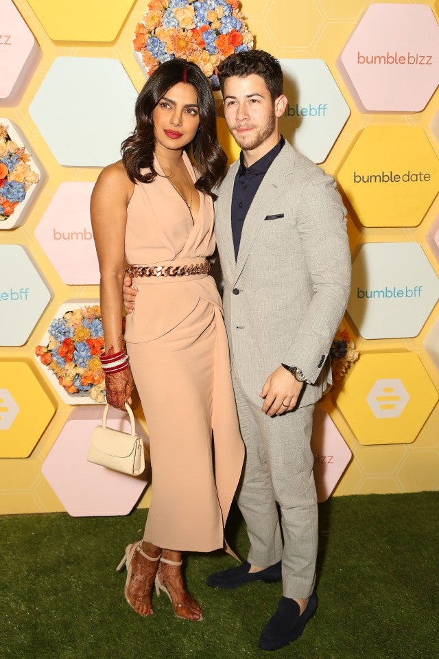 Priyanka Chopra and Nick Jonas at Bumble India launch