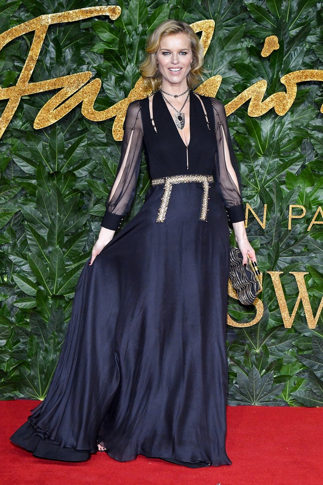 Eva Herzigova at the Fashion Awards 2018 