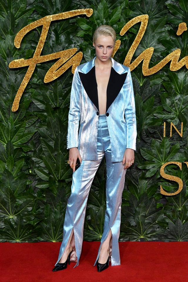 Edie Campbell at 2018 fashion awards