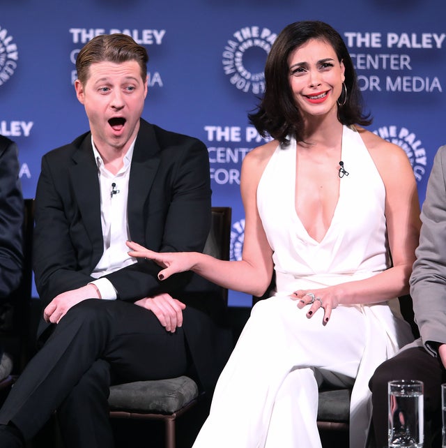 Benjamin McKenzie and Morena Baccarin at paleylive event for gotham