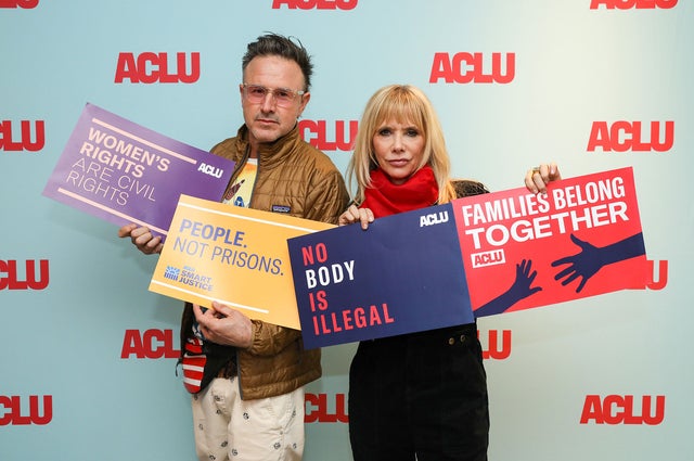 David Arquette and Rosanna Arquette at sundance 2019