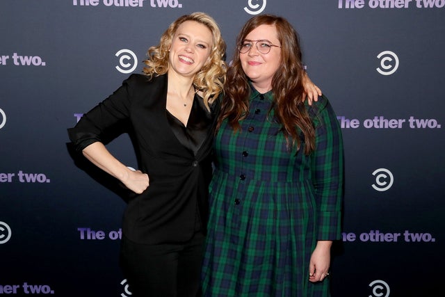 Kate McKinnon and Aidy Bryant at other two premiere party