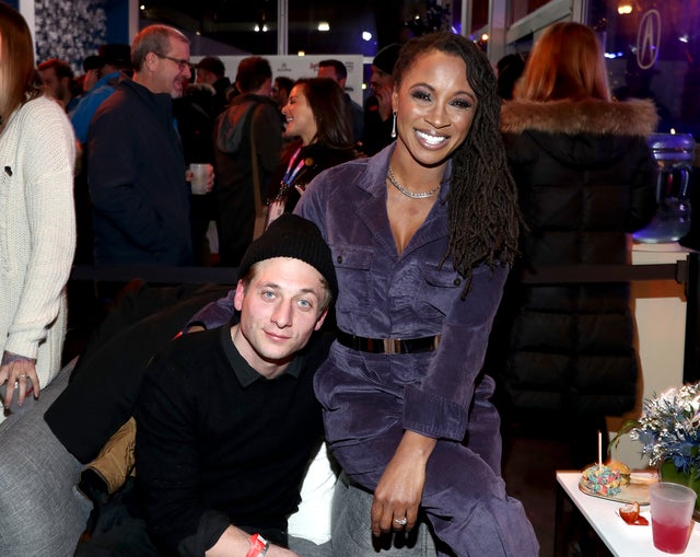 Jeremy Allen White and Shanola Hampton at sundance 2019