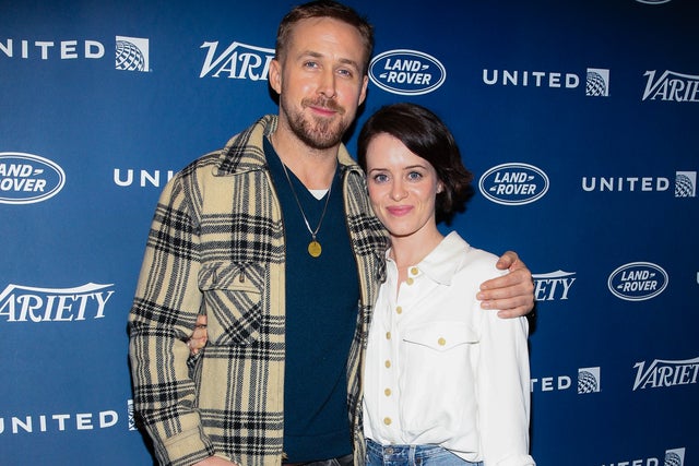Ryan Gosling and Claire Foy at First Man screening in LA