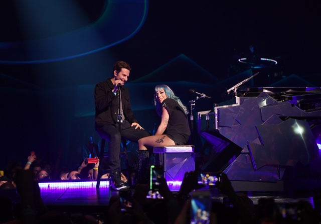 Bradley Cooper at Lady Gaga's vegas show