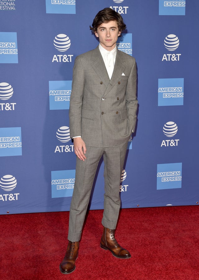 Timothee Chalamet at PSIFF 2019 gala