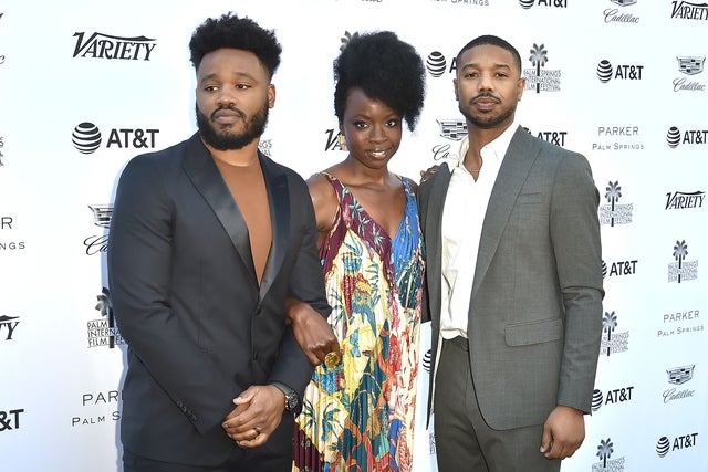 Ryan Coogler, Danai Gurira and Michael B. Jordan