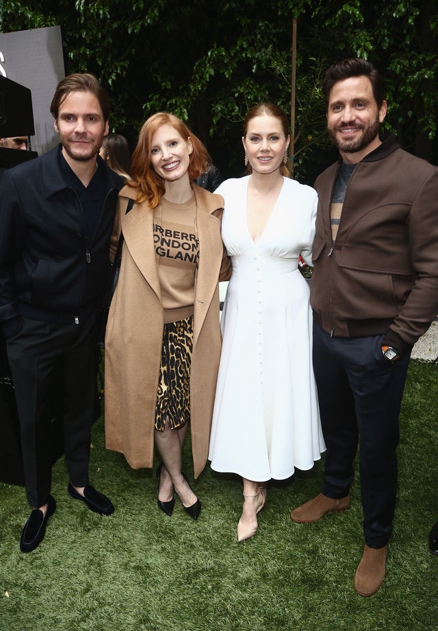 Daniel Bruhl, Jessica Chastain, Amy Adams and Edgar Ramirez 