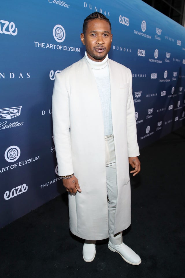 Usher at art of elysium gala