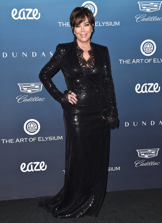 Kris Jenner at art of elysium gala