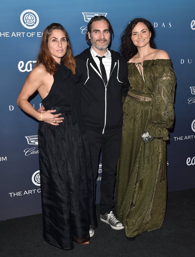 Summer Phoenix, Joaquin Phoenix and Rain Phoenix at The Art of Elysium's 12th Annual Celebration