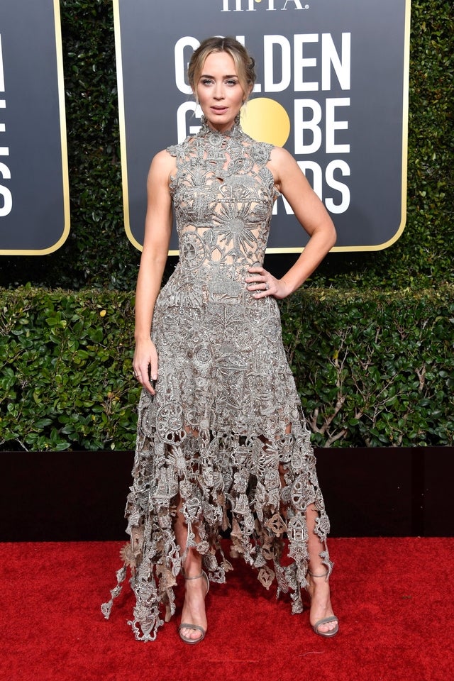 Emily Blunt at Globes