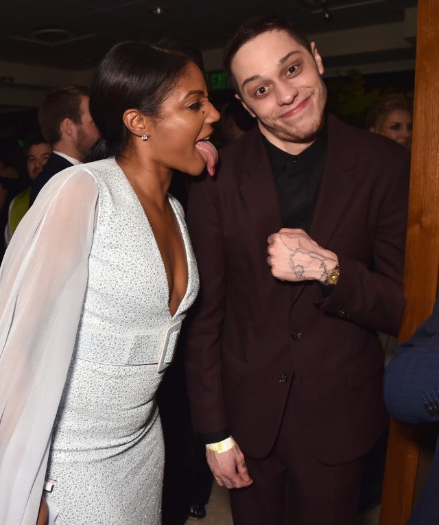 Tiffany Haddish and Pete Davidson