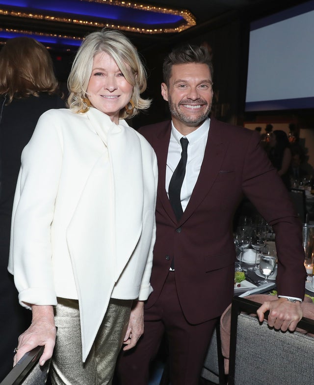 Martha Stewart and Ryan Seacrest