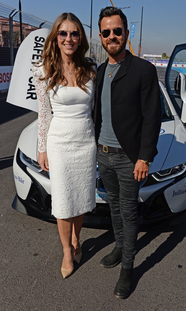 Elizabeth Hurley and Justin Theroux in Morocco