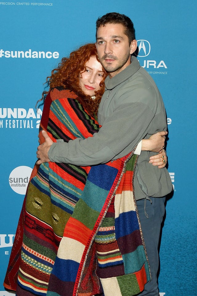 Director Alma Har'el and Shia LaBeouf at the 'Honey Boy' Premiere