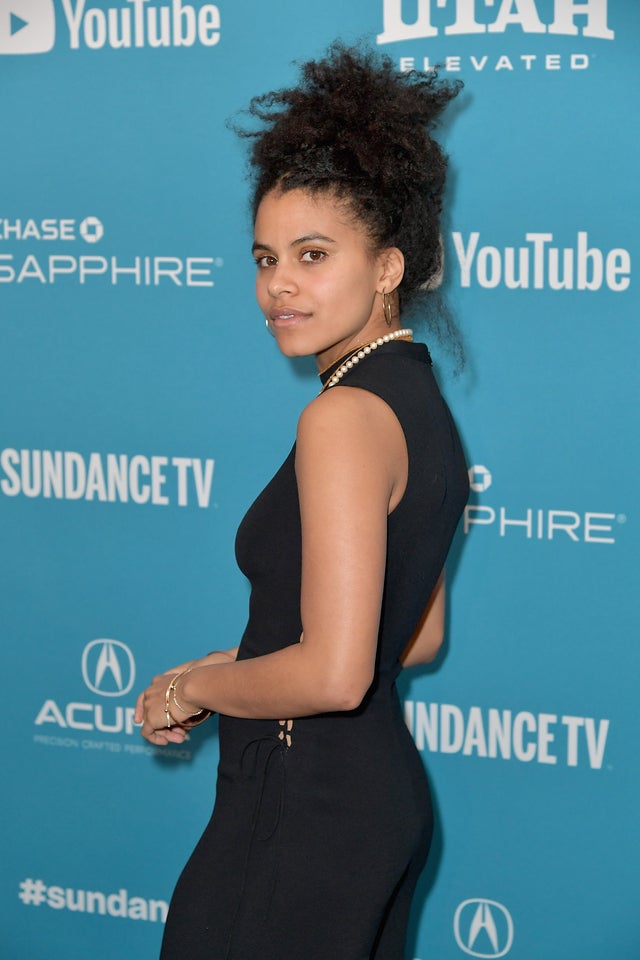 Zazie Beetz at wounds premiere at sundance