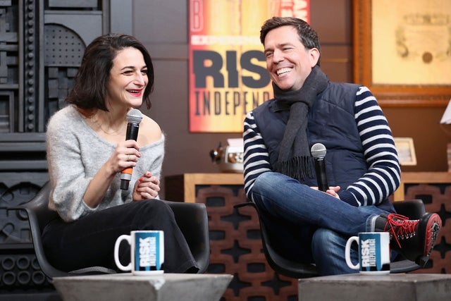 Jenny Slate and Ed Helms at 2019 sundance