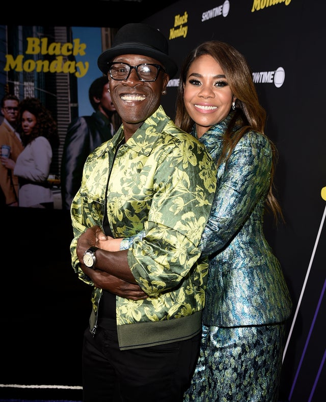 Don Cheadle and Regina Hall at Black Monday premiere