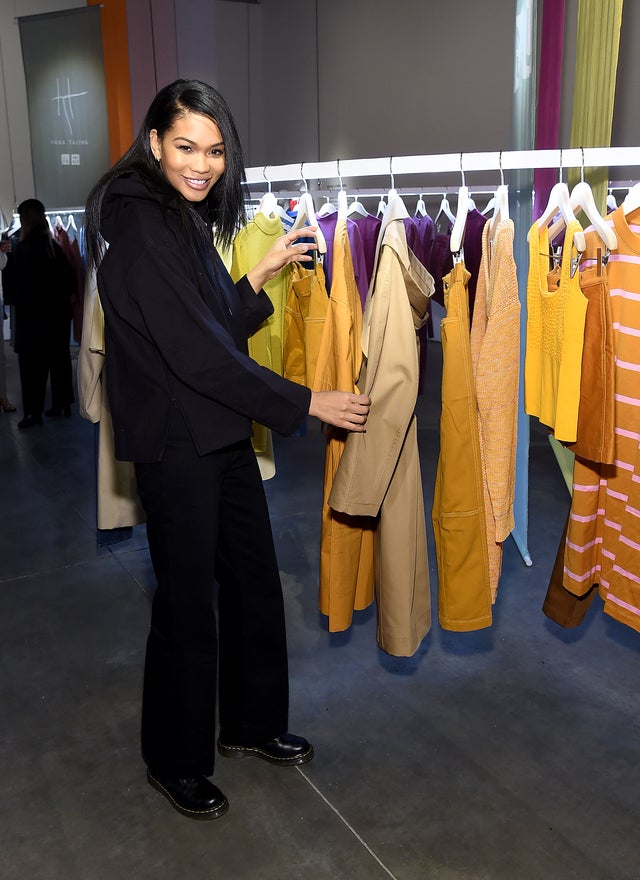 Chanel Iman at UNIQLO