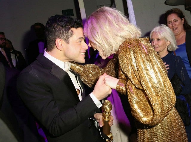 Rami Malek and Lucy Boynton