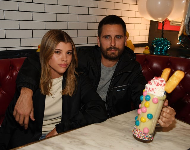 Sofia Richie and Scott Disick in vegas