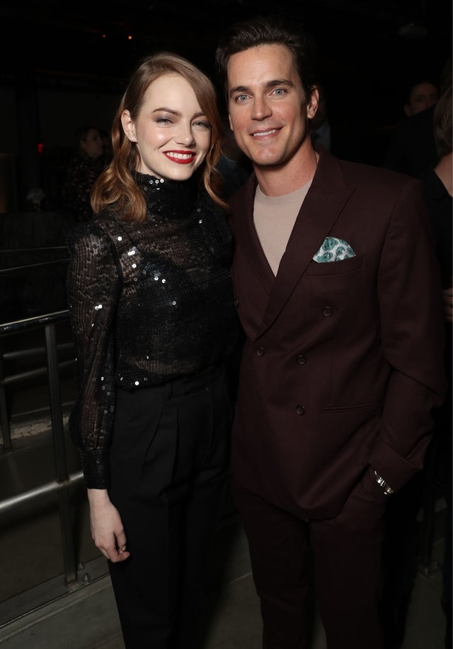 Emma Stone and Matt Bomer at The Favourite Tastemaker event