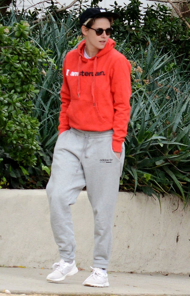 Kristen Stewart in sweats in LA